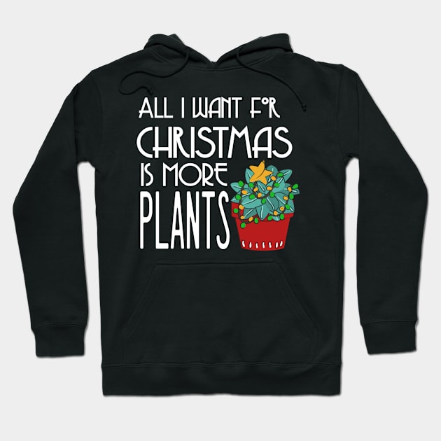 Plant Lover Christmas Hoodie by TheBestHumorApparel